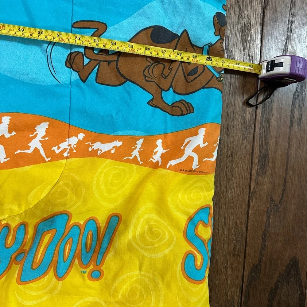 Vintage Scooby Doo & Shaggy Twin Comforter Quilted & Reversible USA 1998